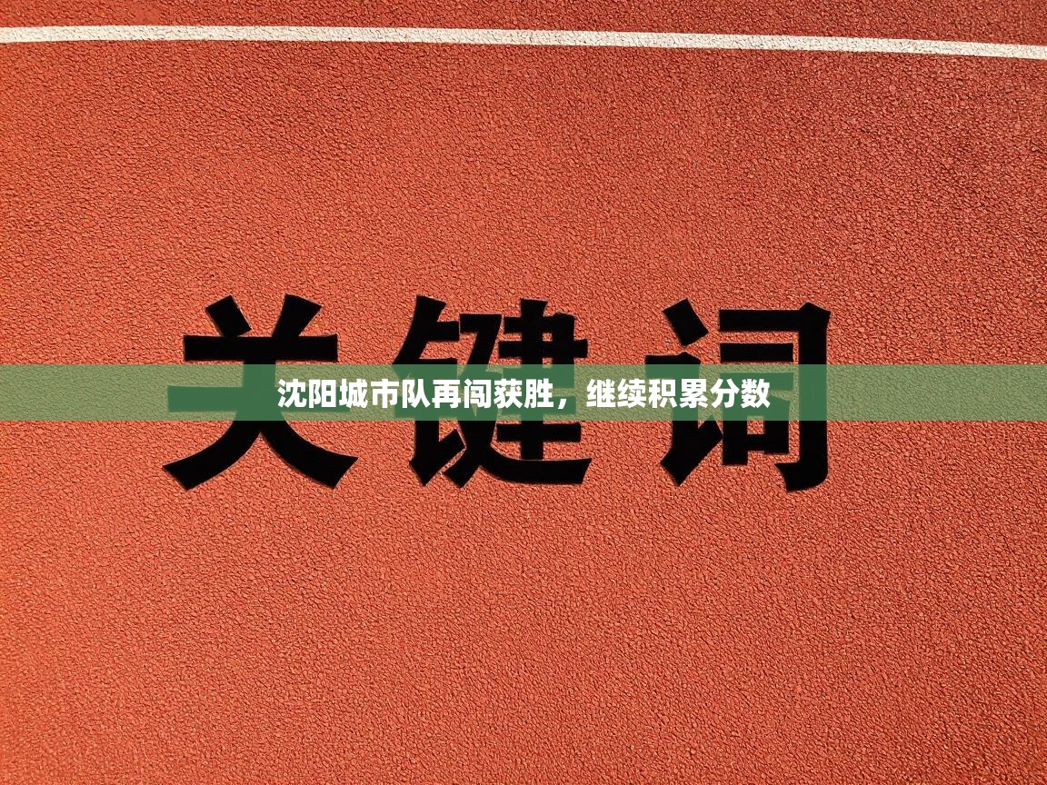 海星体育app下载-沈阳城市队再闯获胜，继续积累分数